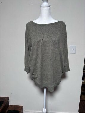 Maurices Olive Green Boatneck Dolman Sleeve Top
